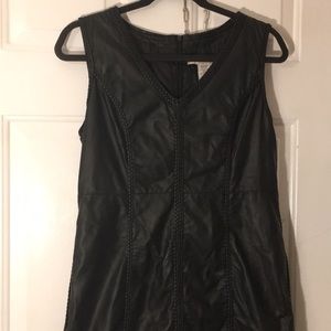 VTG Vegan Leather Mini Wiggle Dress 🖤